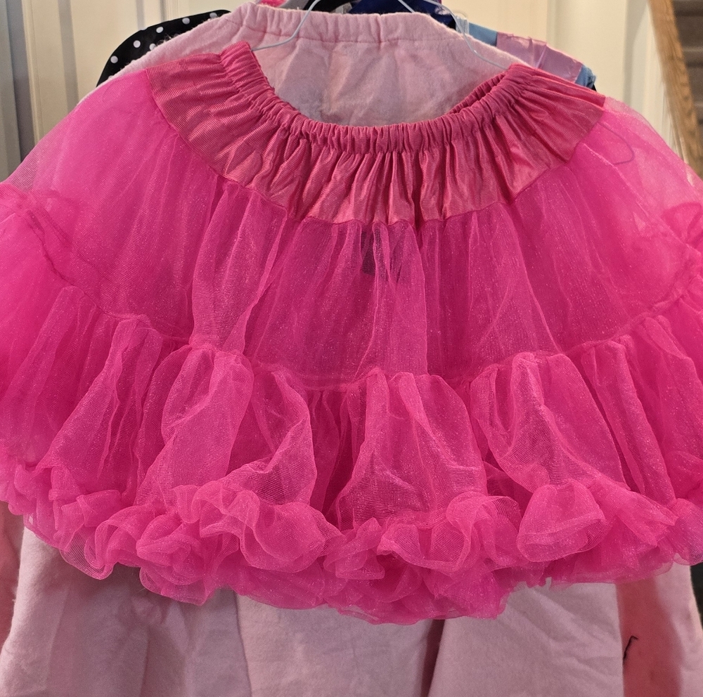 Leg Avenue Hot Pink Tulle Skirt
